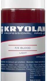 KryolanF/X Blood vaalea, hitaasti kuivuva 100ml